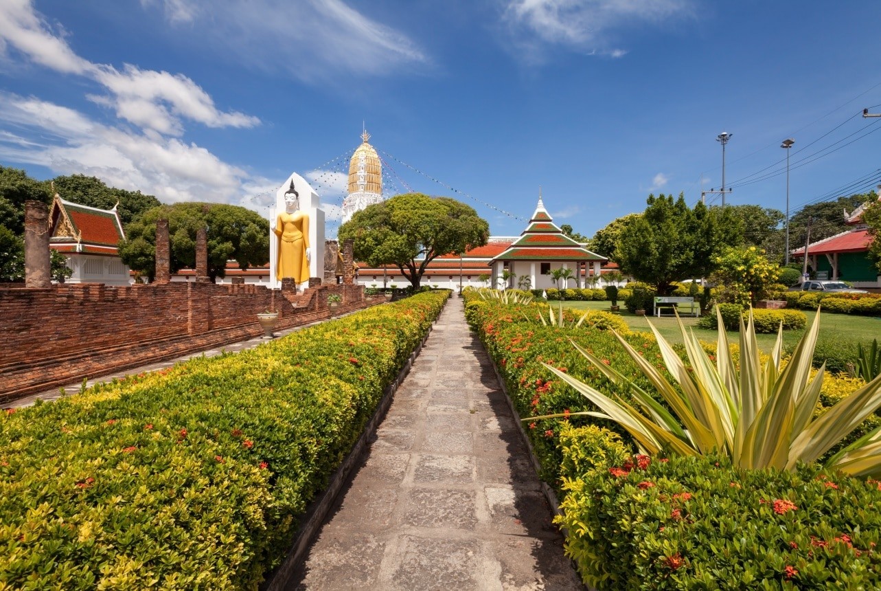 Wat Phar Sri Rattana Mahathat. Temple, Phitsanulok in Thailand