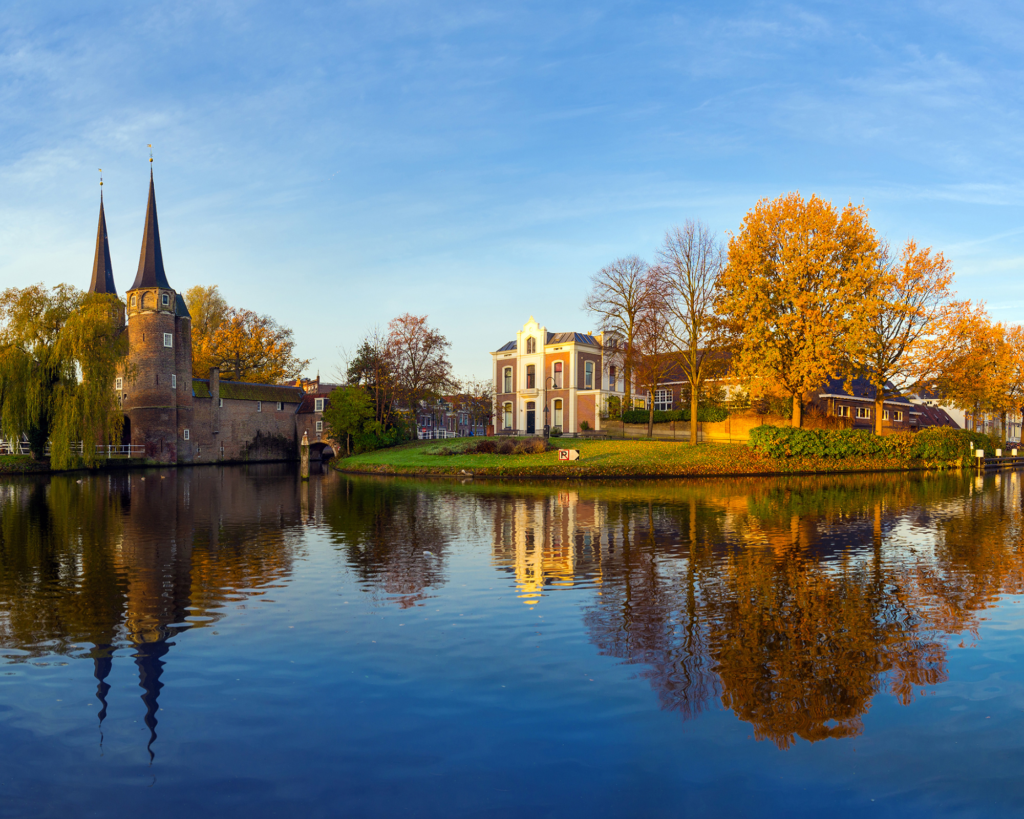 Delft, vue du canal
