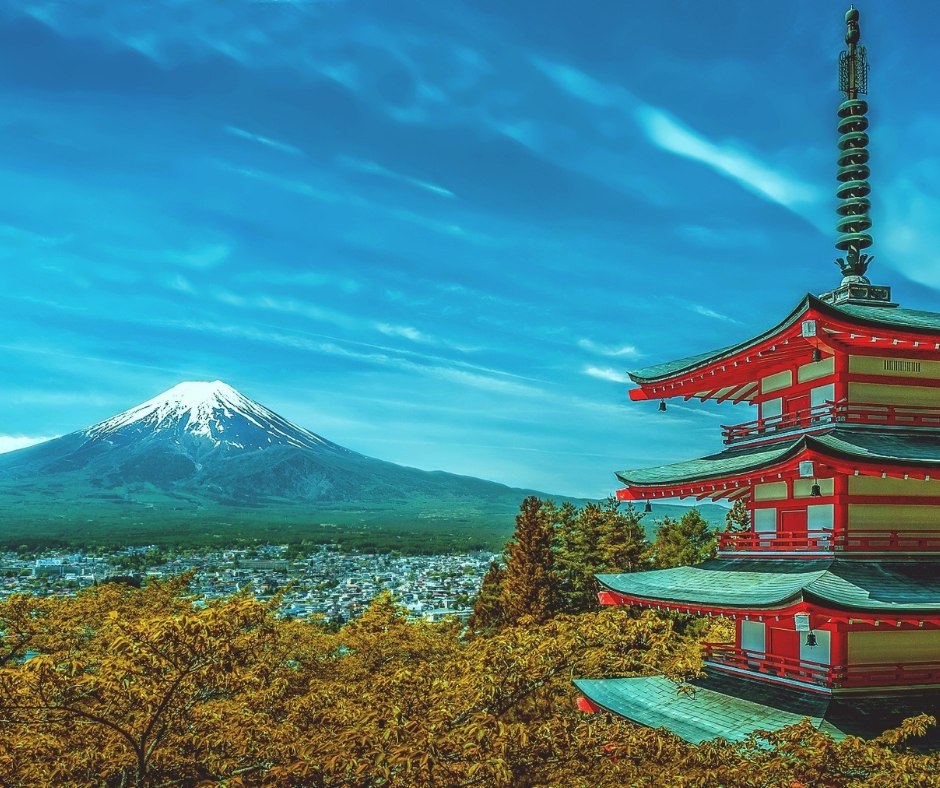 Mont Fuji - Japon - temple